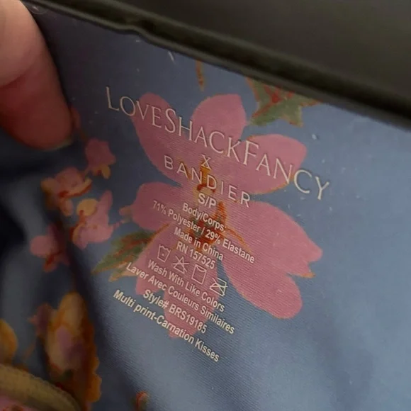 LoveShackFancy x Bandier Mixed Print Floral Leggings - Picture 16 of 16